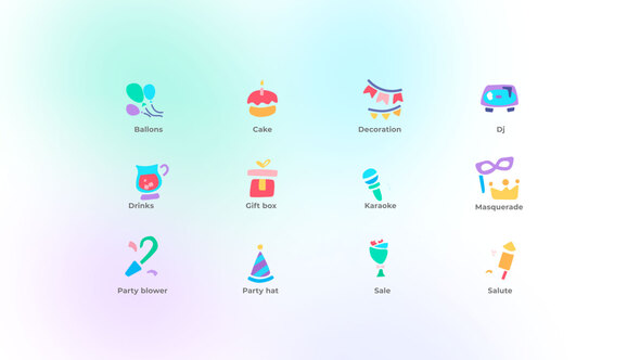 Party - Icons Set