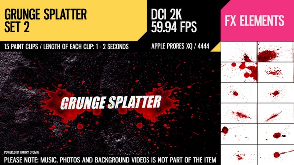 Grunge Splatter (2K Set 2)