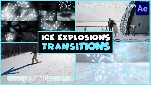 Ice Explosions Transitions | After Effects alt