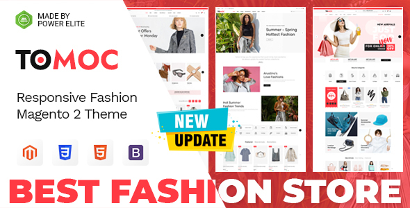 Tomoc - Chic Fashion Store Magento 2 Theme