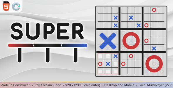Super TTT - HTML5 Puzzle game