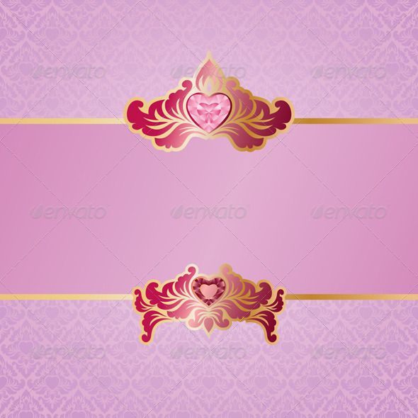 Valentine Ornament Background