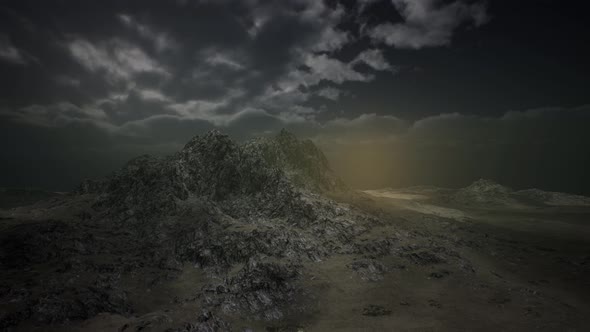 Huge Dark Clouds Over Scottish Highlands alt