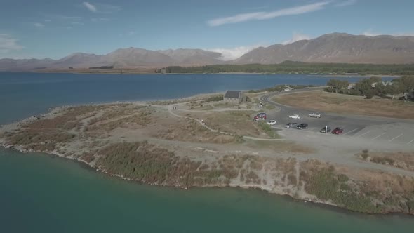 Lake Tekapo aerial