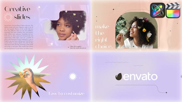 Holographic Pastel Slides for FCPX alt