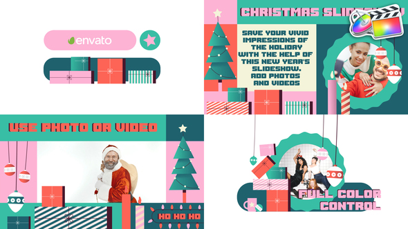 Christmas And New Year Slideshow for FCPX alt