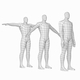Male Hero in Three Poses Base Mesh - 3DOcean Item for Sale