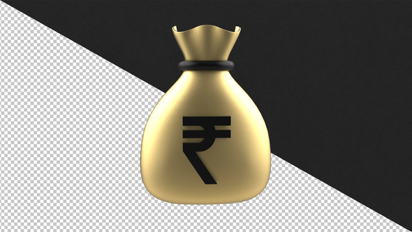 Rupee Money Bag - 4K