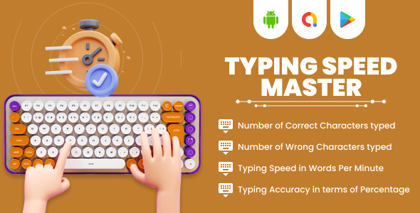 Typing Speed Master – Fast Typing Practice – Learn Fast Typing - Typing Speed Test Skill