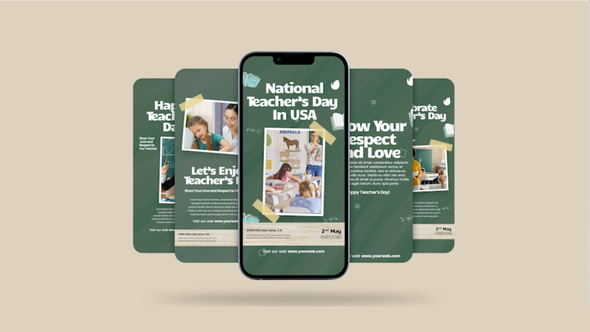 World Teacher Day Instagram Facebook Story alt