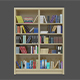 Arabic Bookshelf Pbr 3D Model - 3DOcean Item for Sale