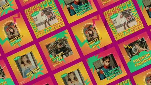 Guine Colorful Retro Noise Posts alt