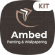 Ambed - Wallpapers & Painting Services Template Kit - ThemeForest Item for Sale