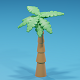 Cartoon Palm Tree 3D model - 3DOcean Item for Sale