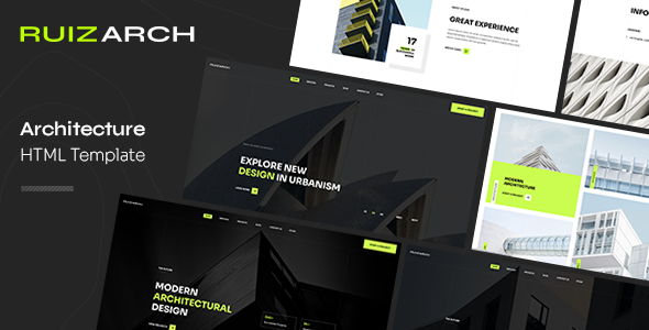 Ruizarch – Architecture HTML Template