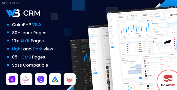 W3CRM - CakePHP Customer Relationship Management