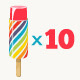 10 Vector Popsicles - GraphicRiver Item for Sale