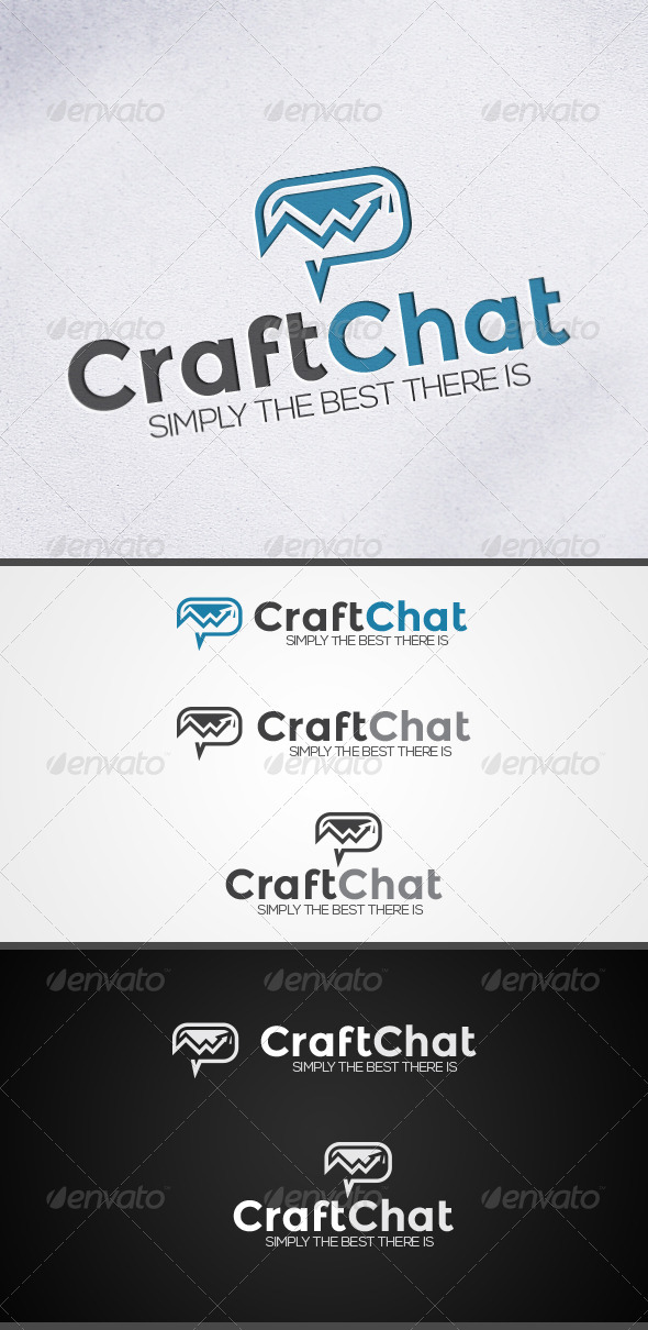 CraftChat - Chat and Communications Logo