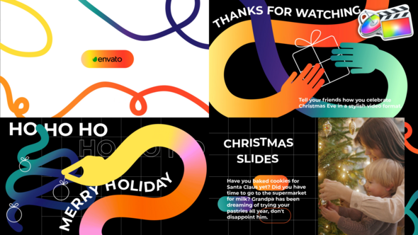 Christmas Slides for FCPX alt