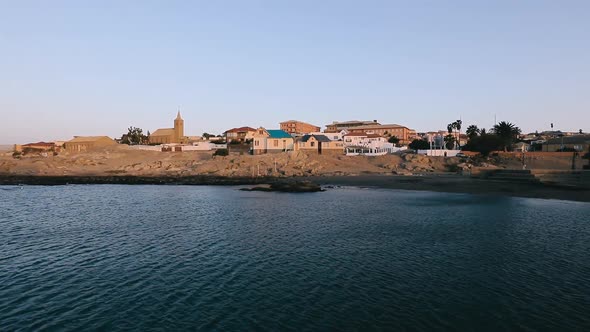 Panorama Of Luderitz At Sunset