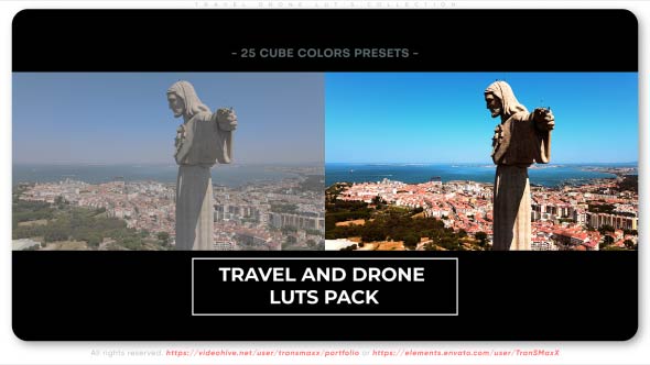 Travel Drone LUT's Collection