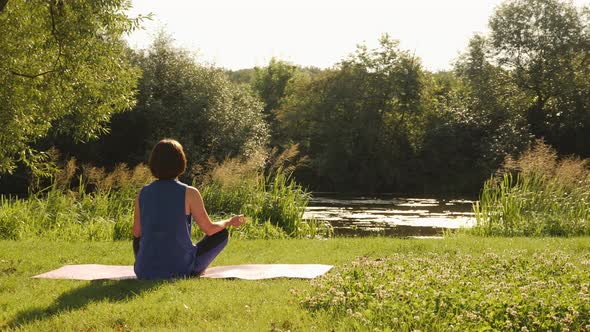 Meditation. Yoga. Lotus position