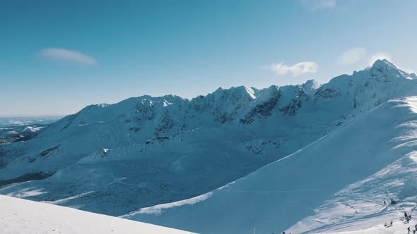 Snowy Landscape in the Winter Season