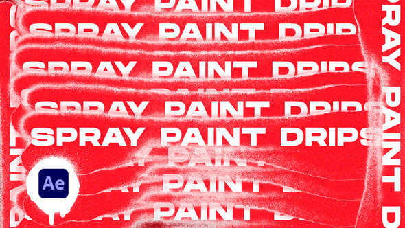 Spray Paint Drips Transitions VOL. 2 | After Effects alt