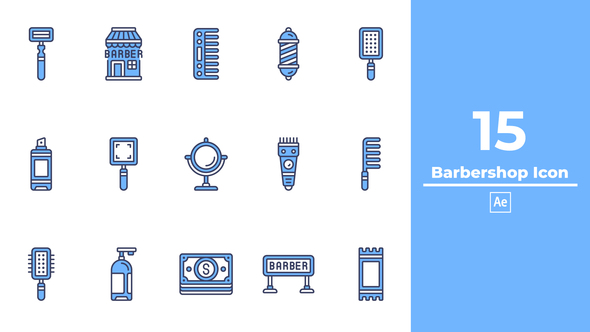 Barbershop Icon After Effects