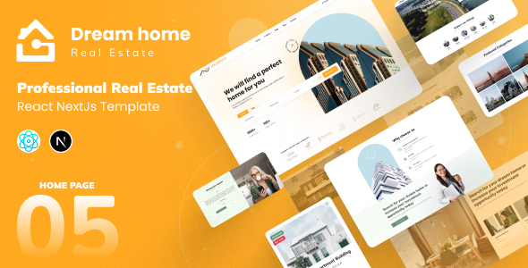 DreamHome | Real Estate React NextJS Template