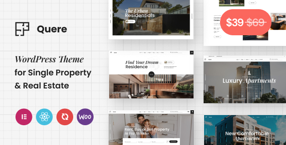 Quere – Real Estate & Apartments WordPress Theme