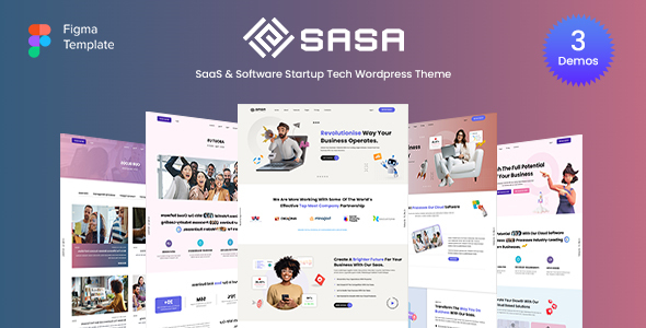 SaSa - Software Startup & SaaS Figma Template