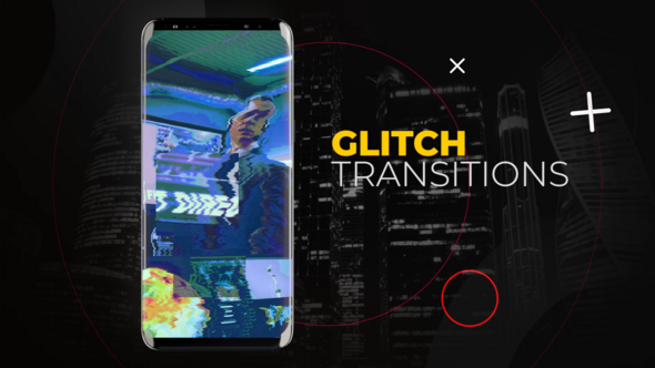 Glitch Vertical Transitions