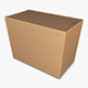 Package Cardboard Trapezoid Box M 1 - 3DOcean Item for Sale