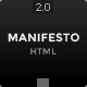 Manifesto - Creative Portfolio Template - ThemeForest Item for Sale