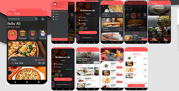 QuickFood - Your Food APP Template