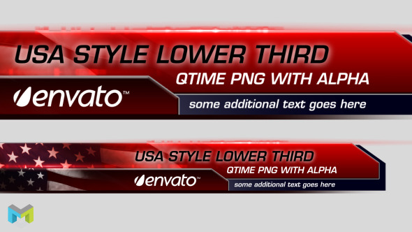 USA Style Lower Third