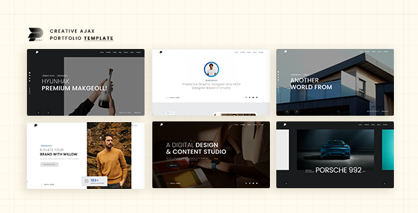 Pevoo - Creative Ajax Portfolio HTML Template