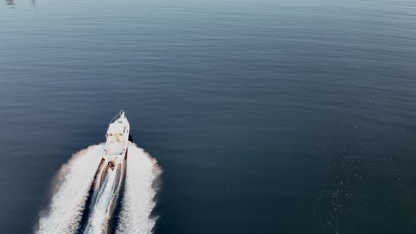 Fishing Boat on the Pacific Ocean