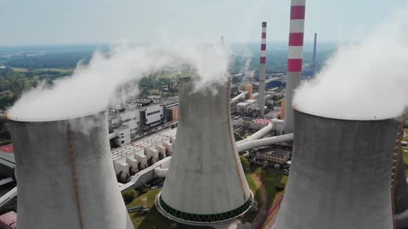 Heavy Air Pollution From Big Chimneys