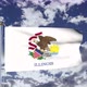 Illinois Flag Waving 4k - VideoHive Item for Sale
