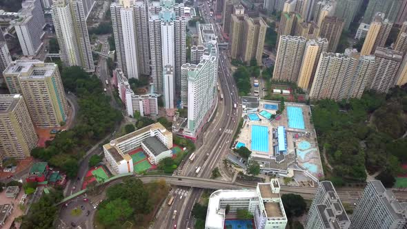 Hong Kong residential area 