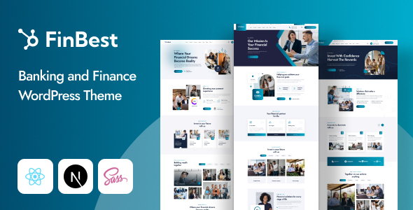Finbest - Banking and Finance React Next js Template