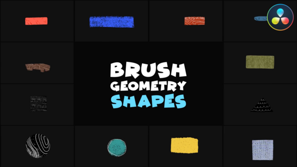 Brush Geomerty Shapes | DaVinci Resolve