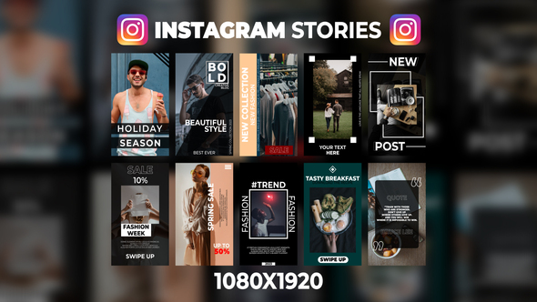 Instagram Stories | Premiere Pro (MOGRT)