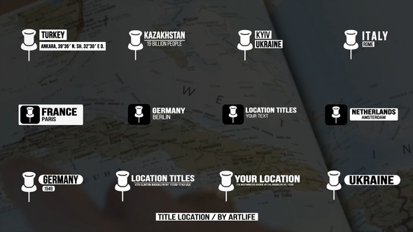 Location Titles 2.0 | FCPX & Apple Motion alt