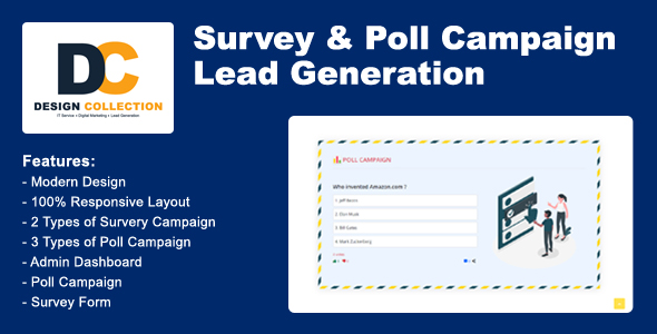 Survey & Poll Campaign Lead Generation System