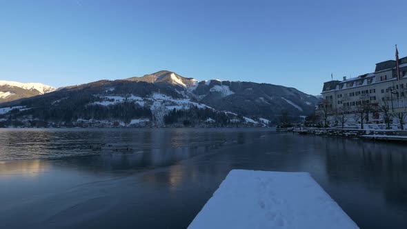 Lake Zell on a winter day