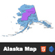 Interactive Alaska Clickable MAP - CodeCanyon Item for Sale