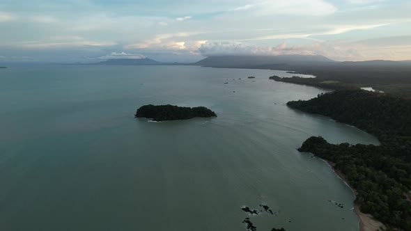 The Beaches at the most southern part of Borneo Island